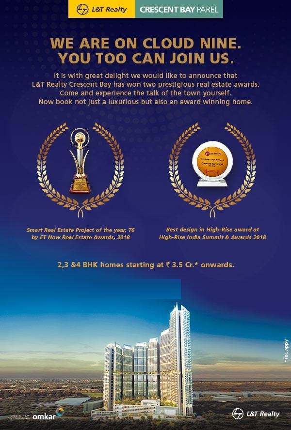 Now live in an award winning home at L and T Crescent Bay in Mumbai Update